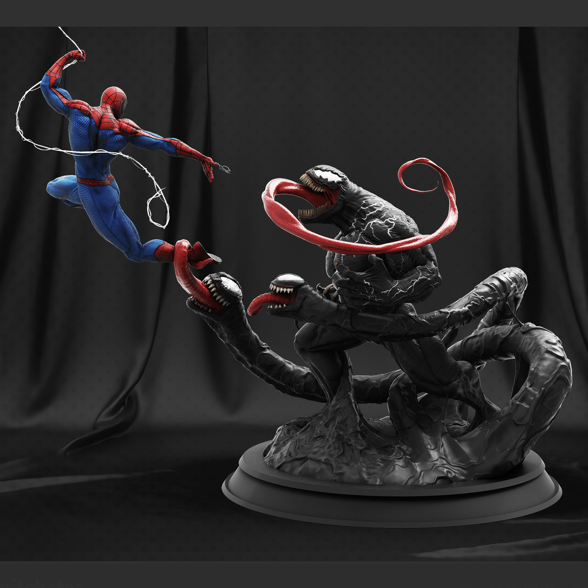 Venom vs Spiderman - Fan Art - ZBrushCentral