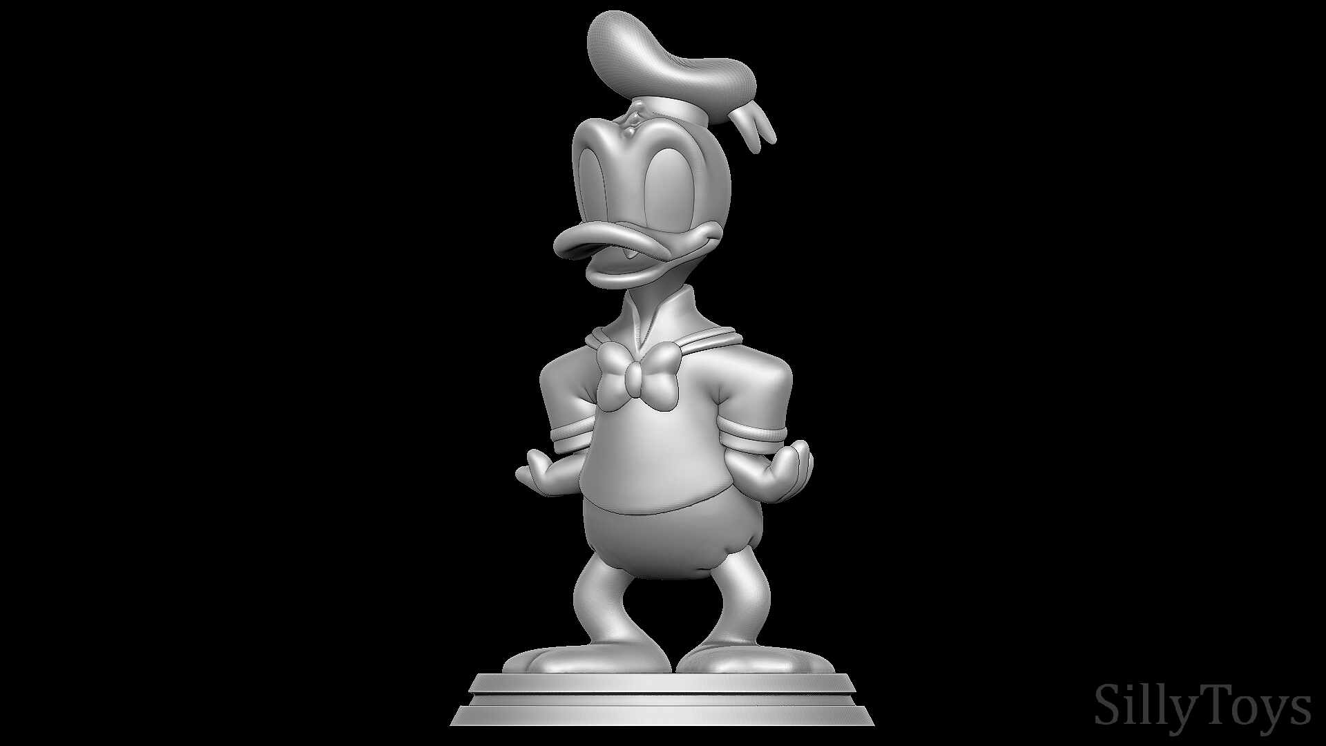 Donald Duck 3d Print Model Zbrushcentral 7575