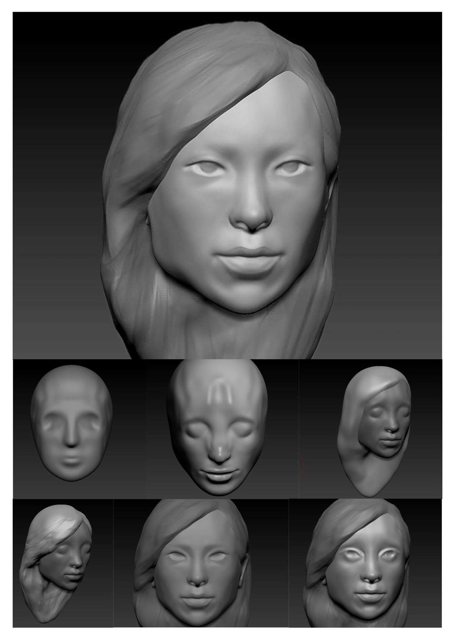 Facial proportion study - ZBrushCentral