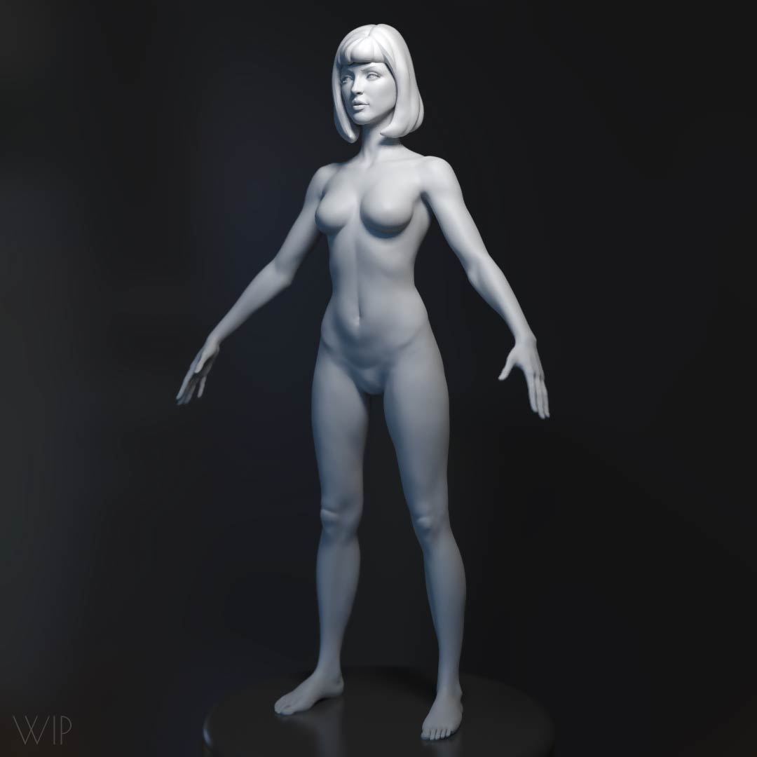 Female Body 3D Sculpt - ZBrushCentral