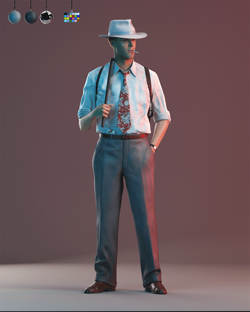 Jerry Wooters | Ryan Gosling in Gangster Squad - ZBrushCentral