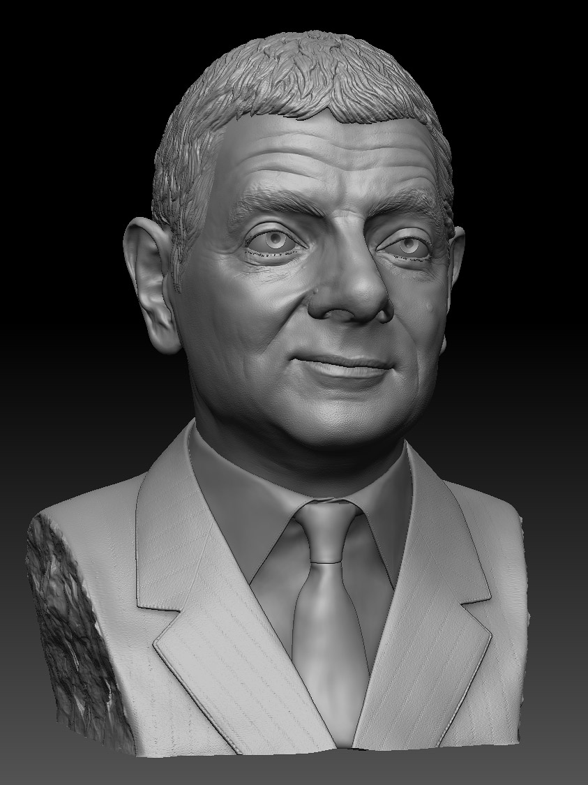 Rowan Atkinson Portrait Zbrushcentral