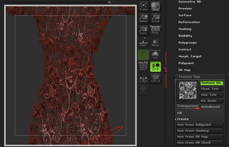 exporting geometry and texture map from zbrush