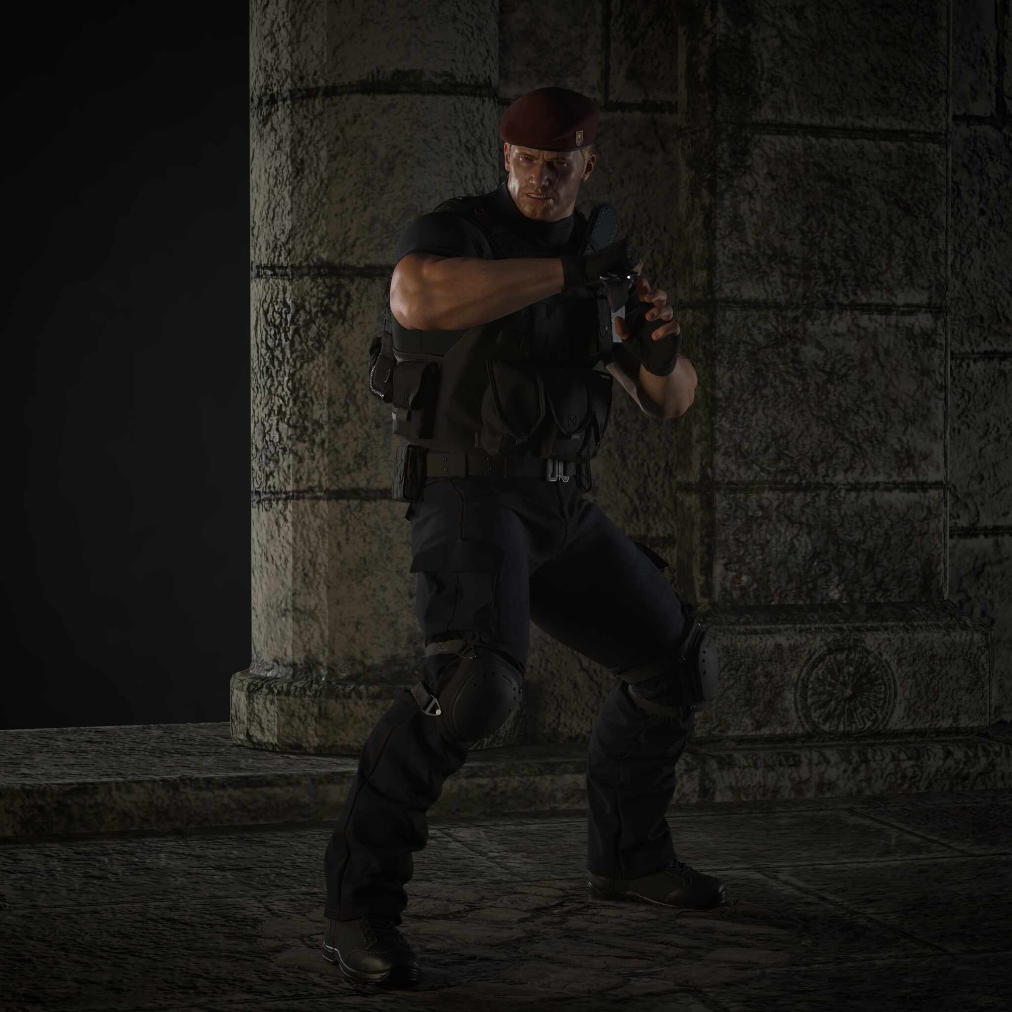 Krauser Resident evil 4 redesign - ZBrushCentral