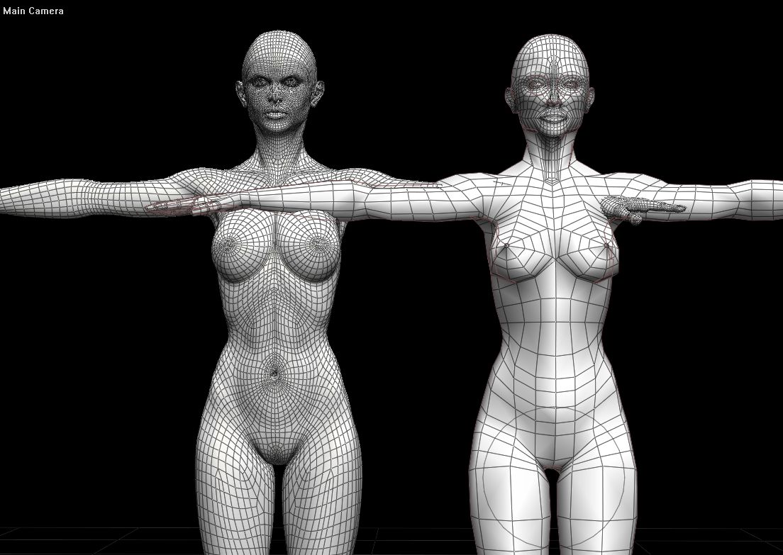 Free female base mesh (nudity) - #36 by Vudoo0013 - ZBrushCentral