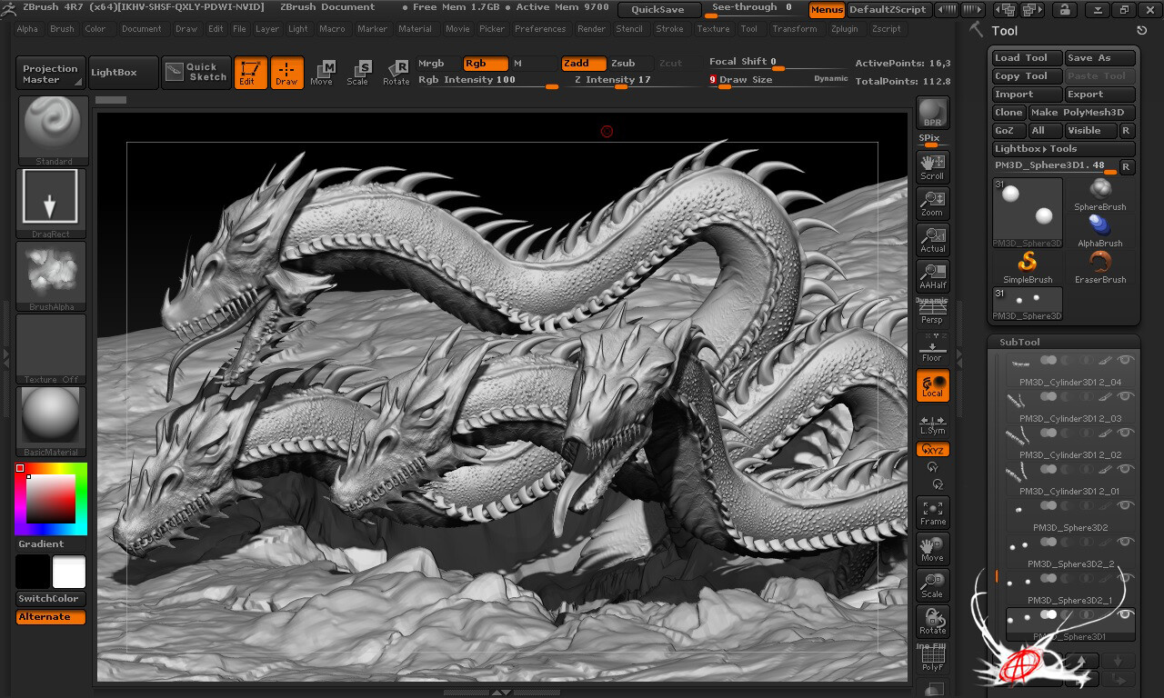 Hydra (sea creature_2) - ZBrushCentral