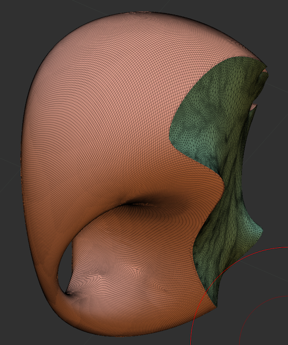fill abnormal hole zbrush