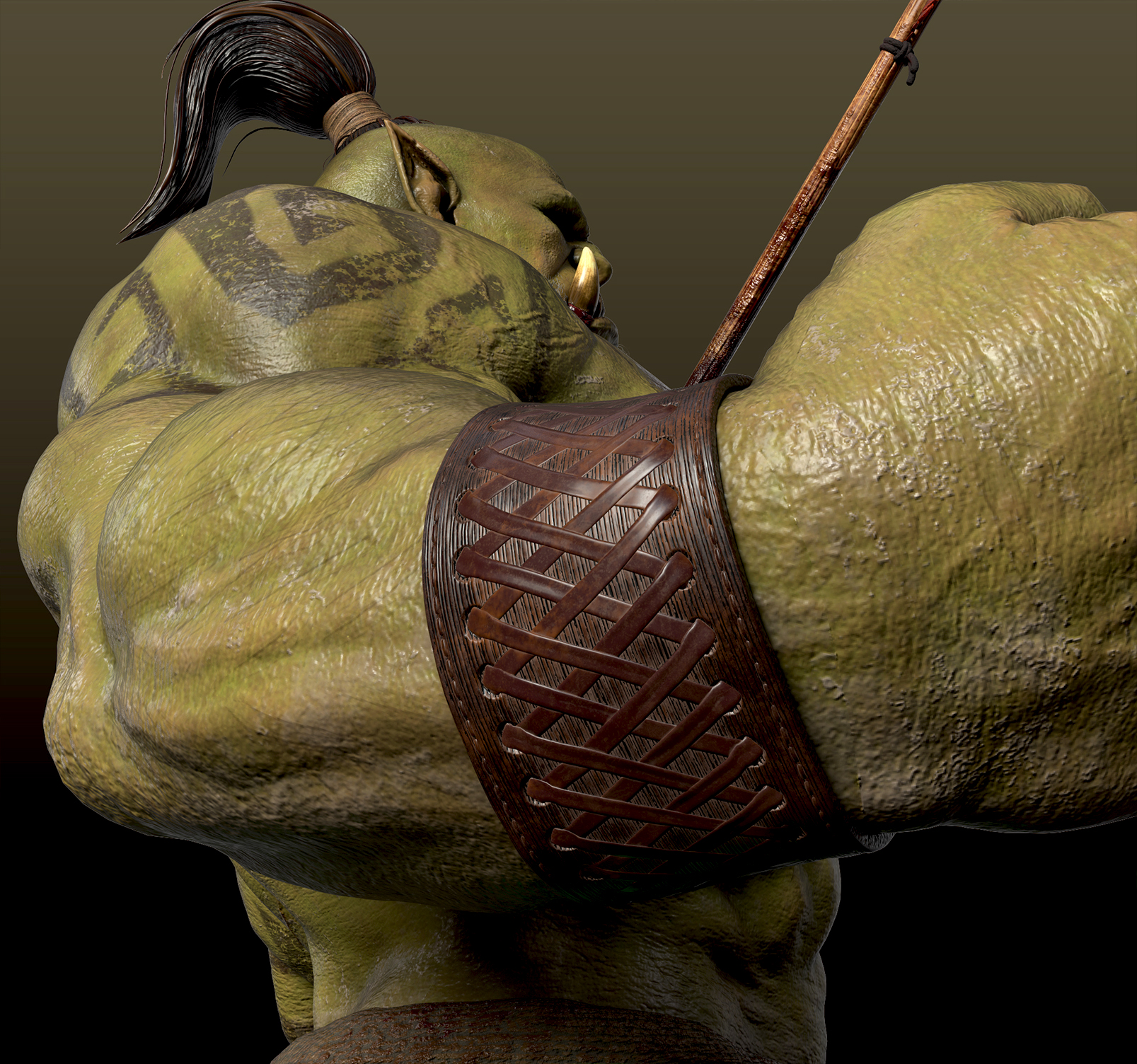 Orc Bust Concept - ZBrushCentral