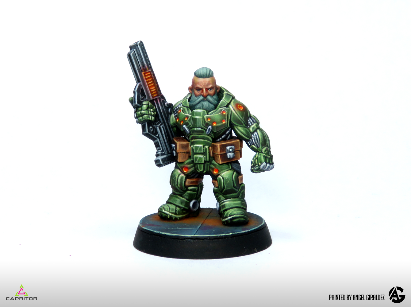 Bjorn" Space Dwarf Mercenary Captain 28mm Miniature - Painted 3D Print -  ZBrushCentral
