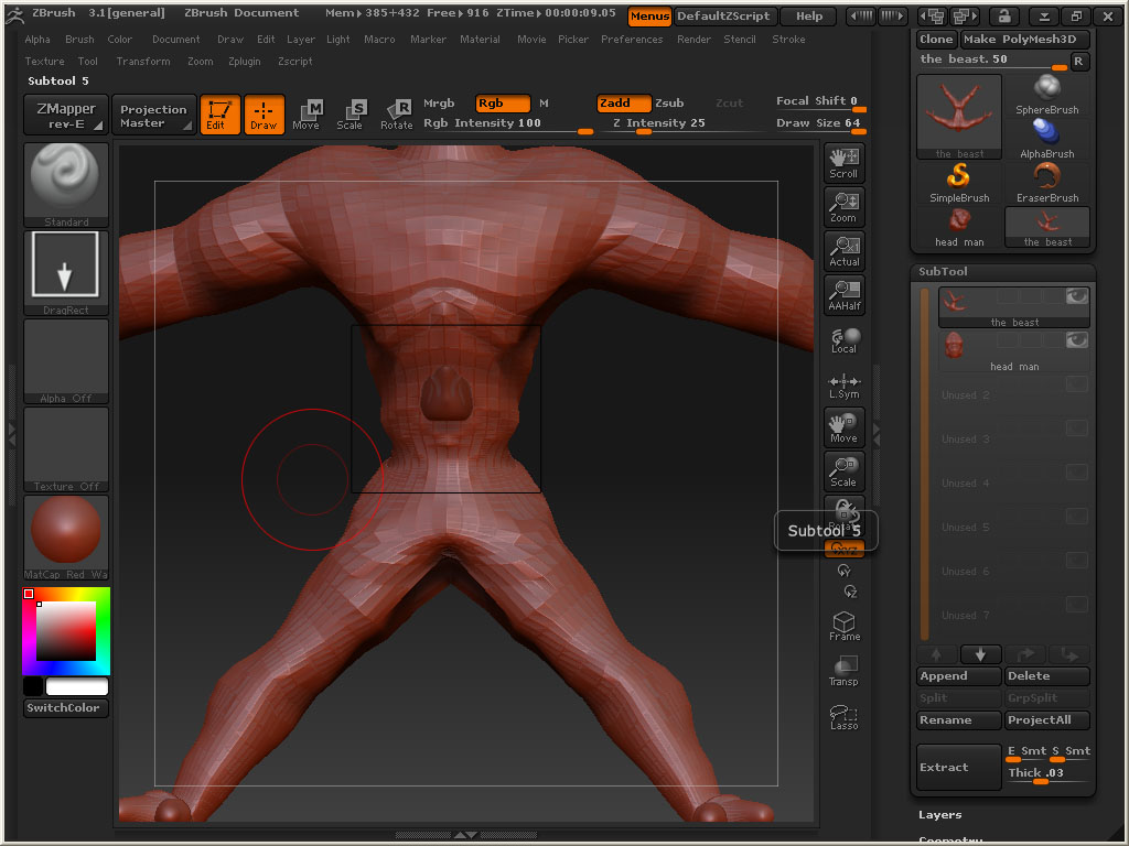 zbrush best way to merge meshes without dynamesh