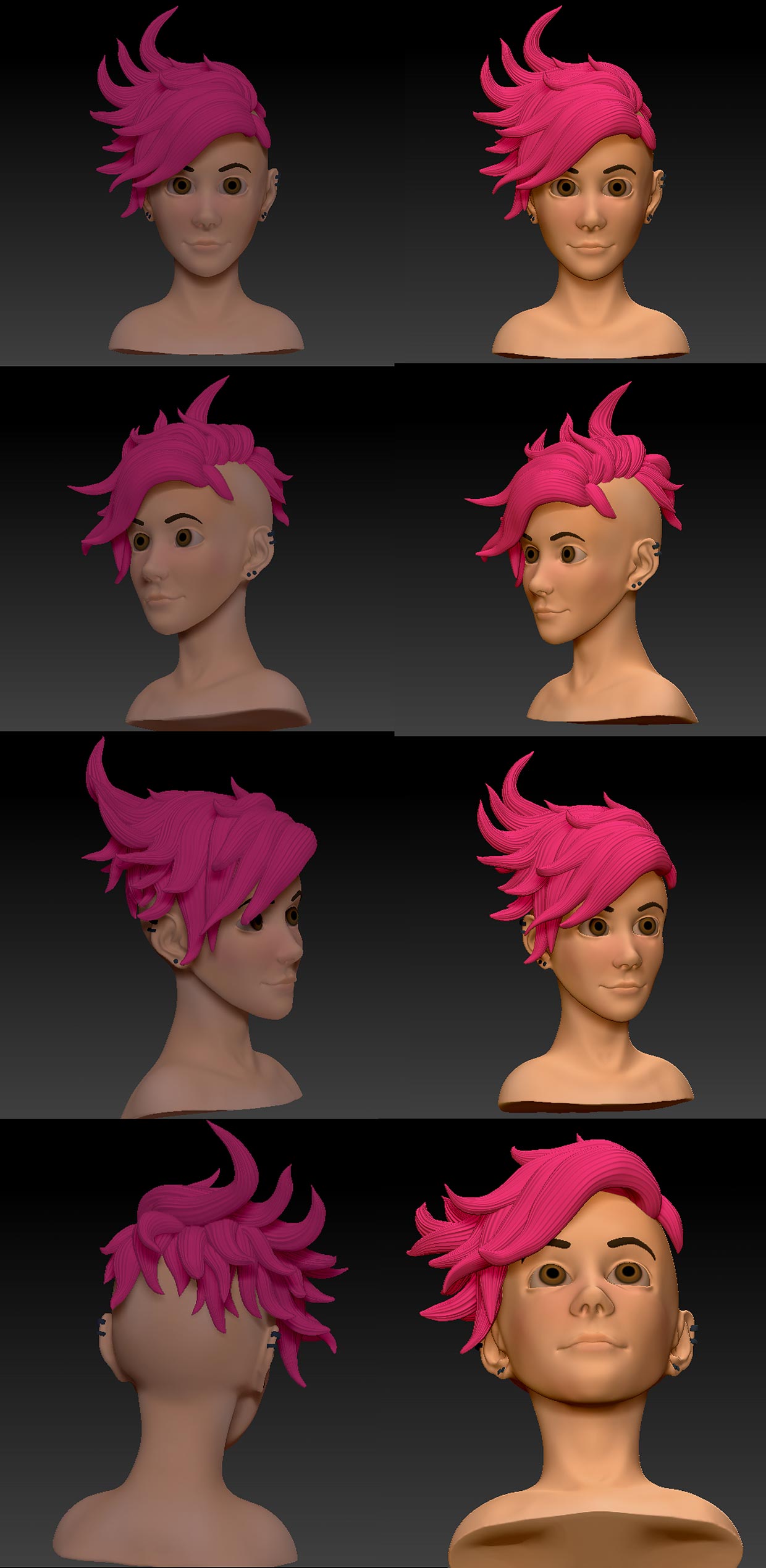 Punk Tracer (WIP) - ZBrushCentral