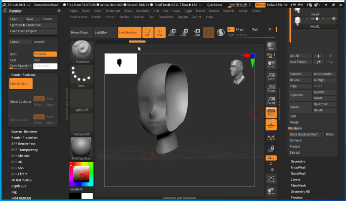 MAKE BOOLEAN MESH don't WORK - ZBrushCentral