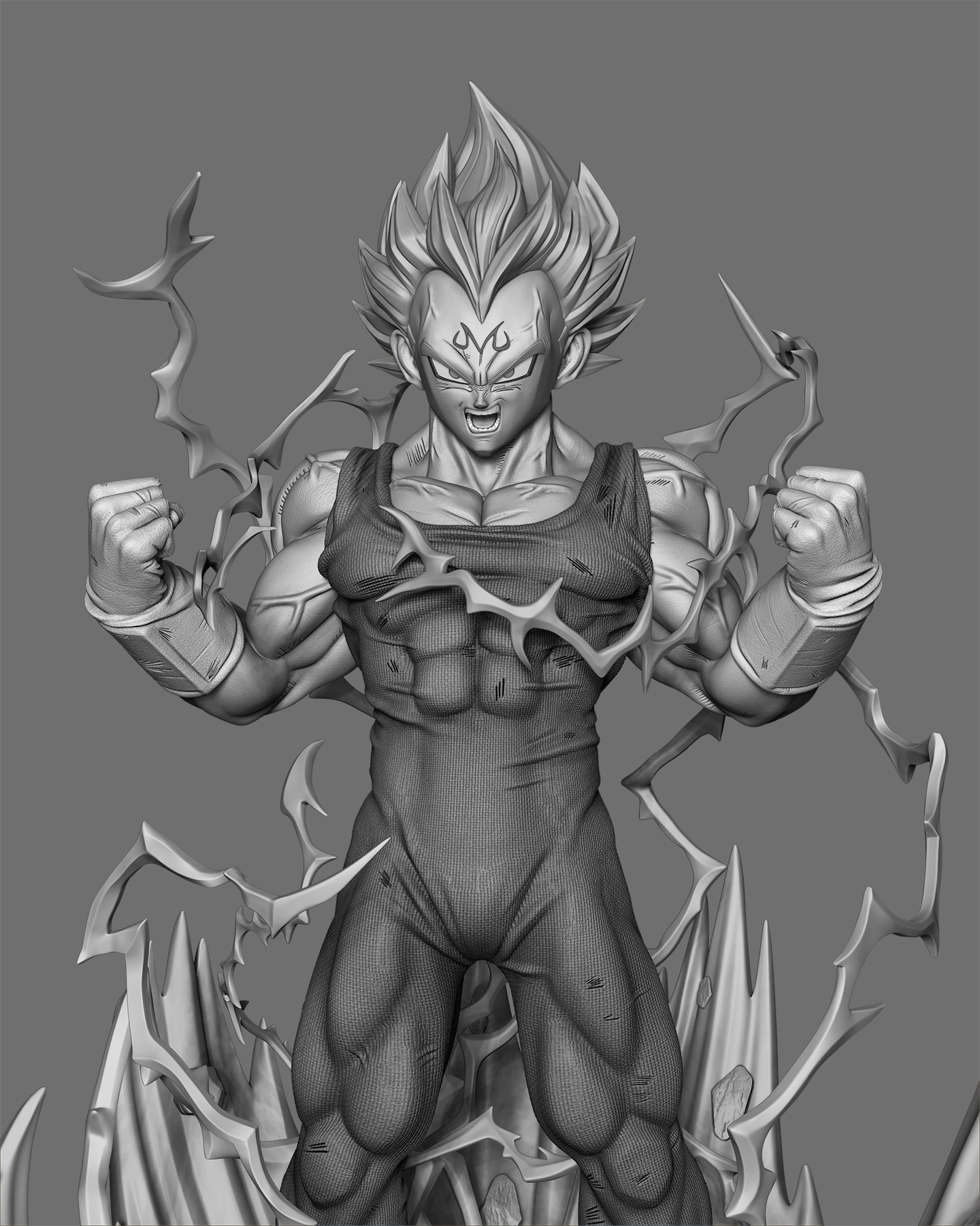 Realistic Majin Vegeta — Mhorlack